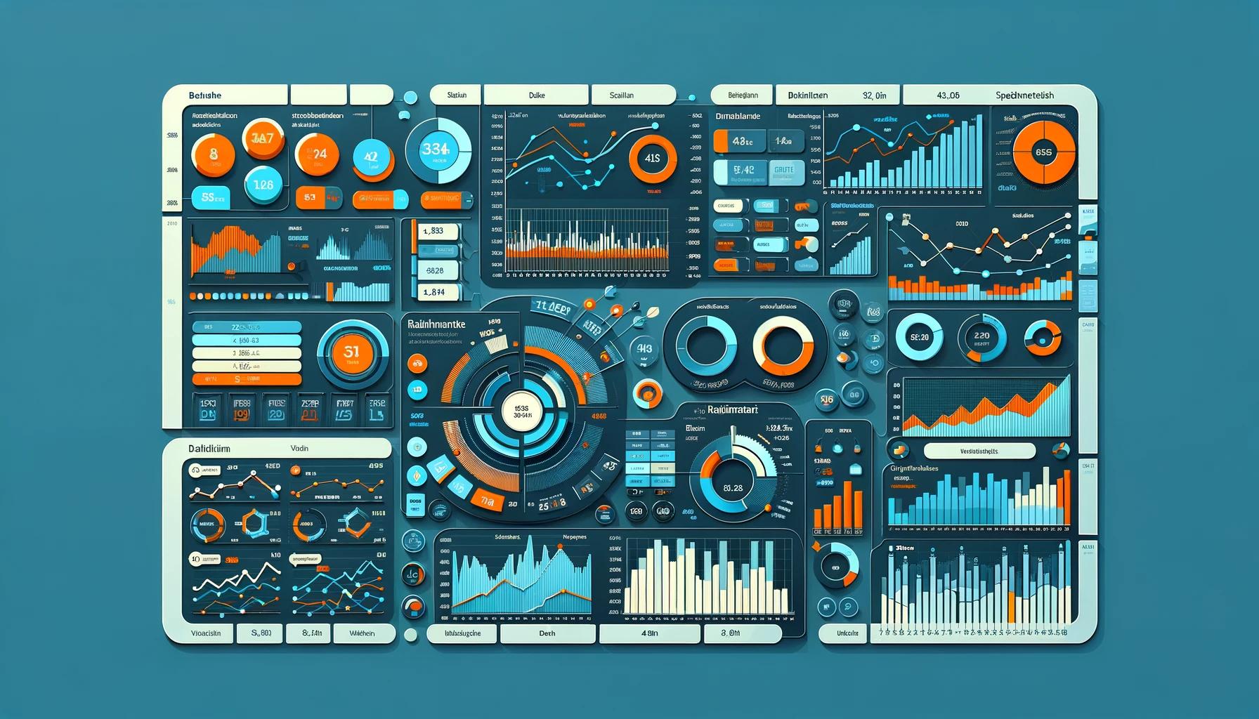 Ansicht eines Sales-Dashboards